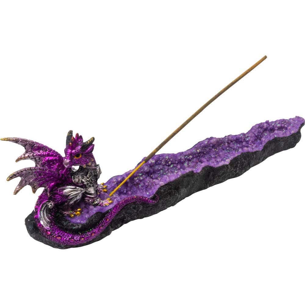 lgb ドラゴン　パープル Amazon.com: Kheops International Purple Dragon on Geode Incense
