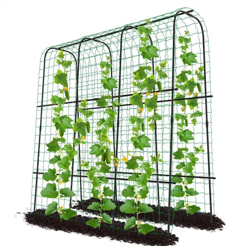 Snapklik.com : DoCred 71in Tall Metal Garden Arch Trellis For Climbing ...