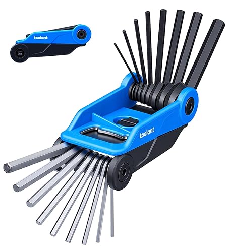 Kraftek toolant 17PCS Folding Allen Wrenches Sets(Metric and SAE), Metric