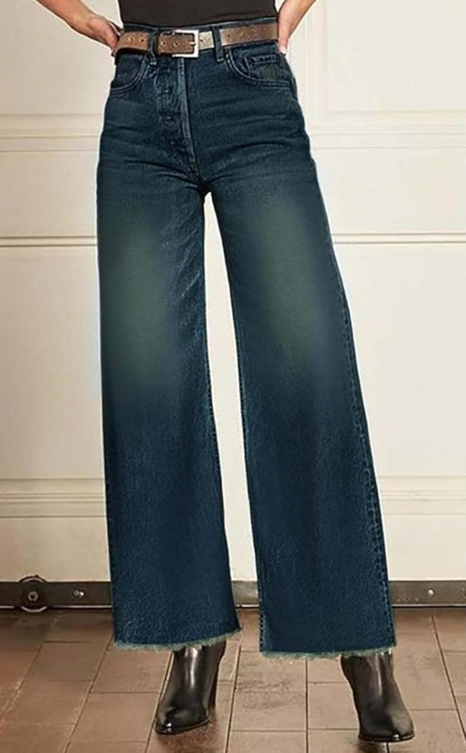 BlueMoment Womens Western Cowgirl Jeans for Curvy Women