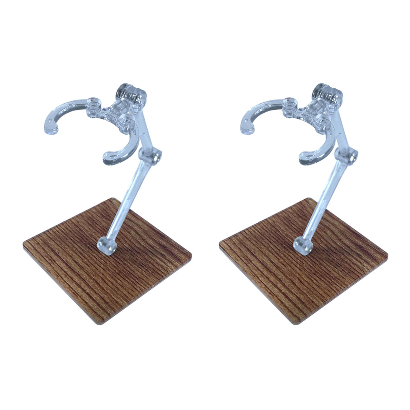 hogtnd Quick Assembly Model Figures Display Stand, Figures Display Base for Anime Dolls and Miniature Statues, Pack of 2 Stand