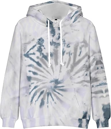 Rikay Oversized Hoodie Sweatshirt, Tie 