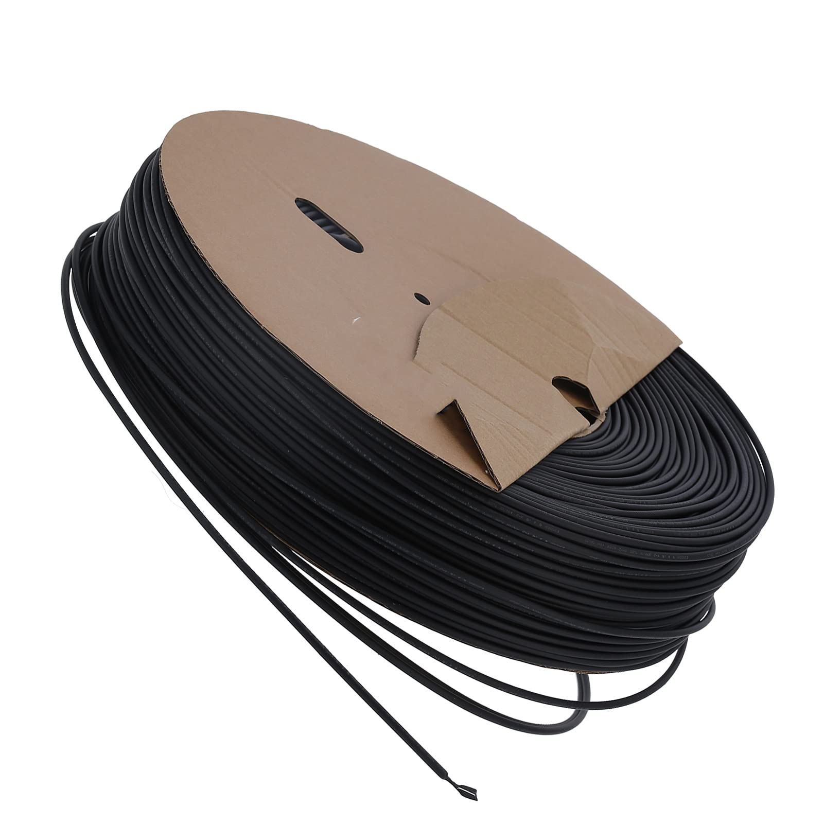 Oumefar Tubo Isolante Impermeabile in Poliolefina con Guaina Termorestringente per Protezione Cavi Elettrici 200 Metri 4,5 Mm