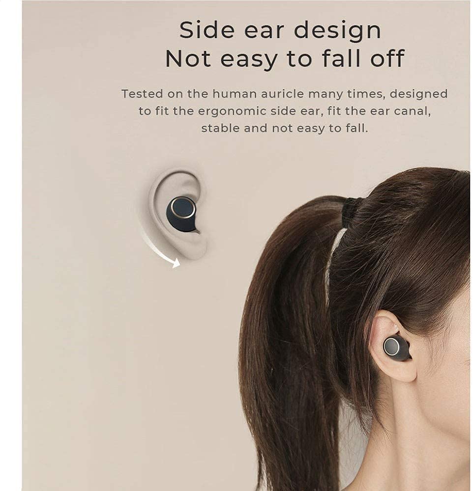 sans Fil Oreillettes, Bluetooth 5. 0 Casque étanche écouteurs, écouteurs Intra- Auriculaires avec Micro, la réduction du Bruit et Cas de Charge