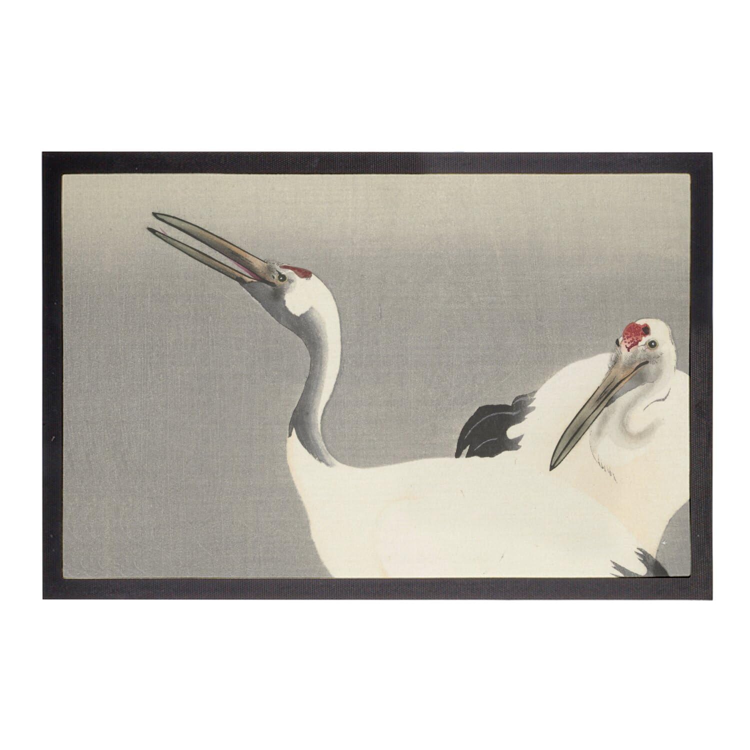 Paillasson Grue Estampe Japonaise 60x40cm tapis d'entrée