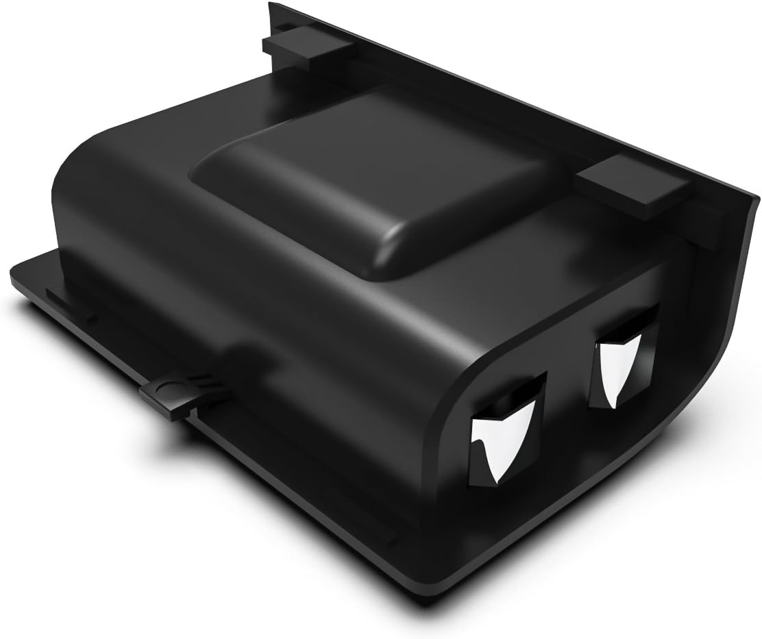 Rechargeable Xbox One Controller 1200mAh Snap-in Battery Pack with 3ft USB Charging Cable for Xbox One Controllers, Black