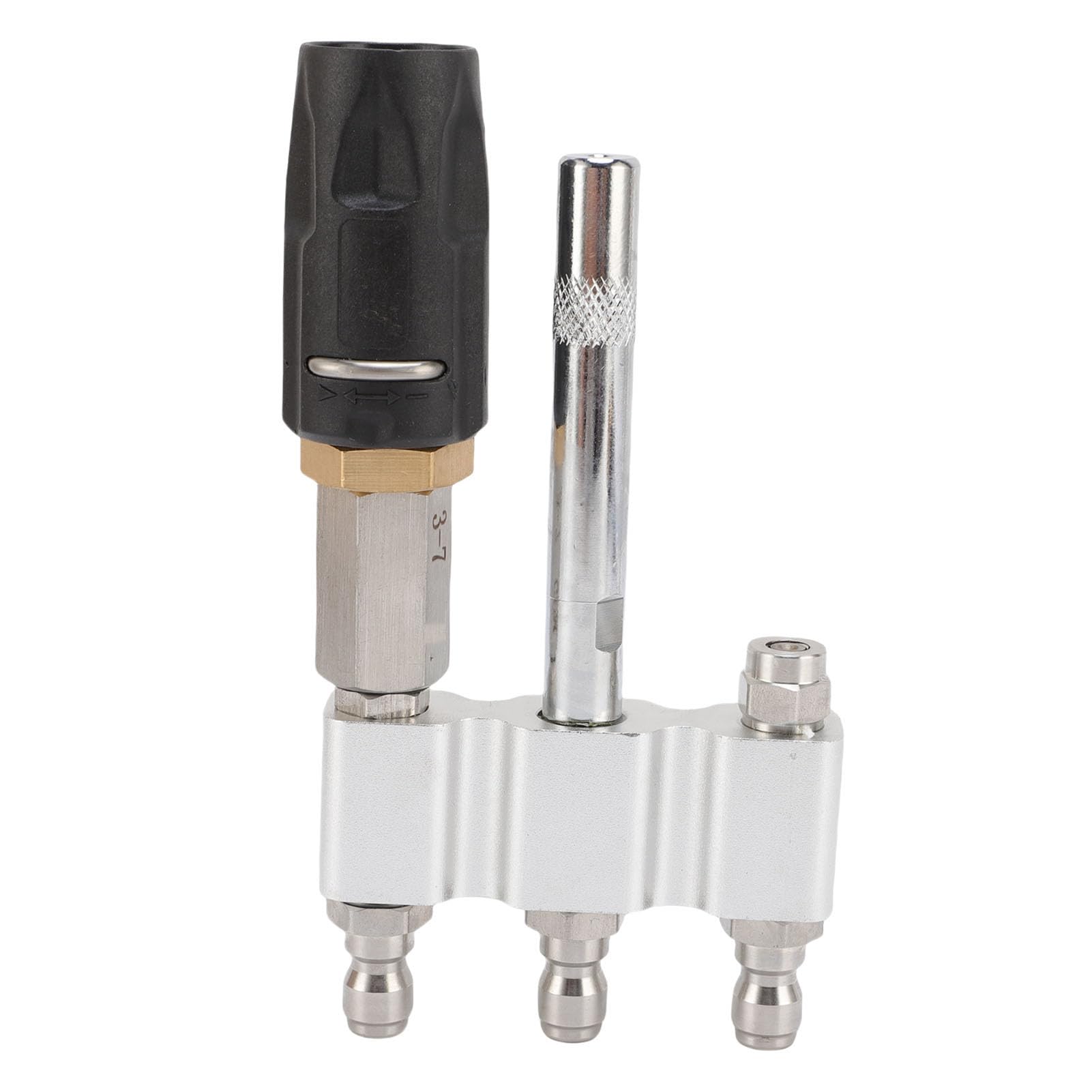 LiebeWH Ugello a Spirale M5 Punta a Lunga Portata in Acciaio Inossidabile Efficiente Adatta per Idropulitrice Portata 3-7GPM per Scena Applicabile 1000-6000PSI