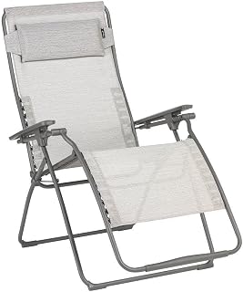 Lafuma Futura - Sillas Sillón Relax XL, Tejido Textil (Duo Batyline) Galet