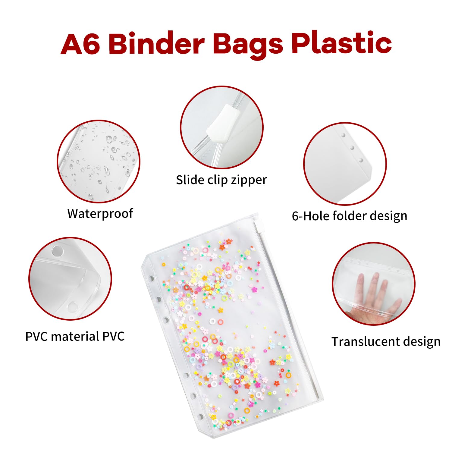 30 Pcs A6 Plastic Wallet - Image 3