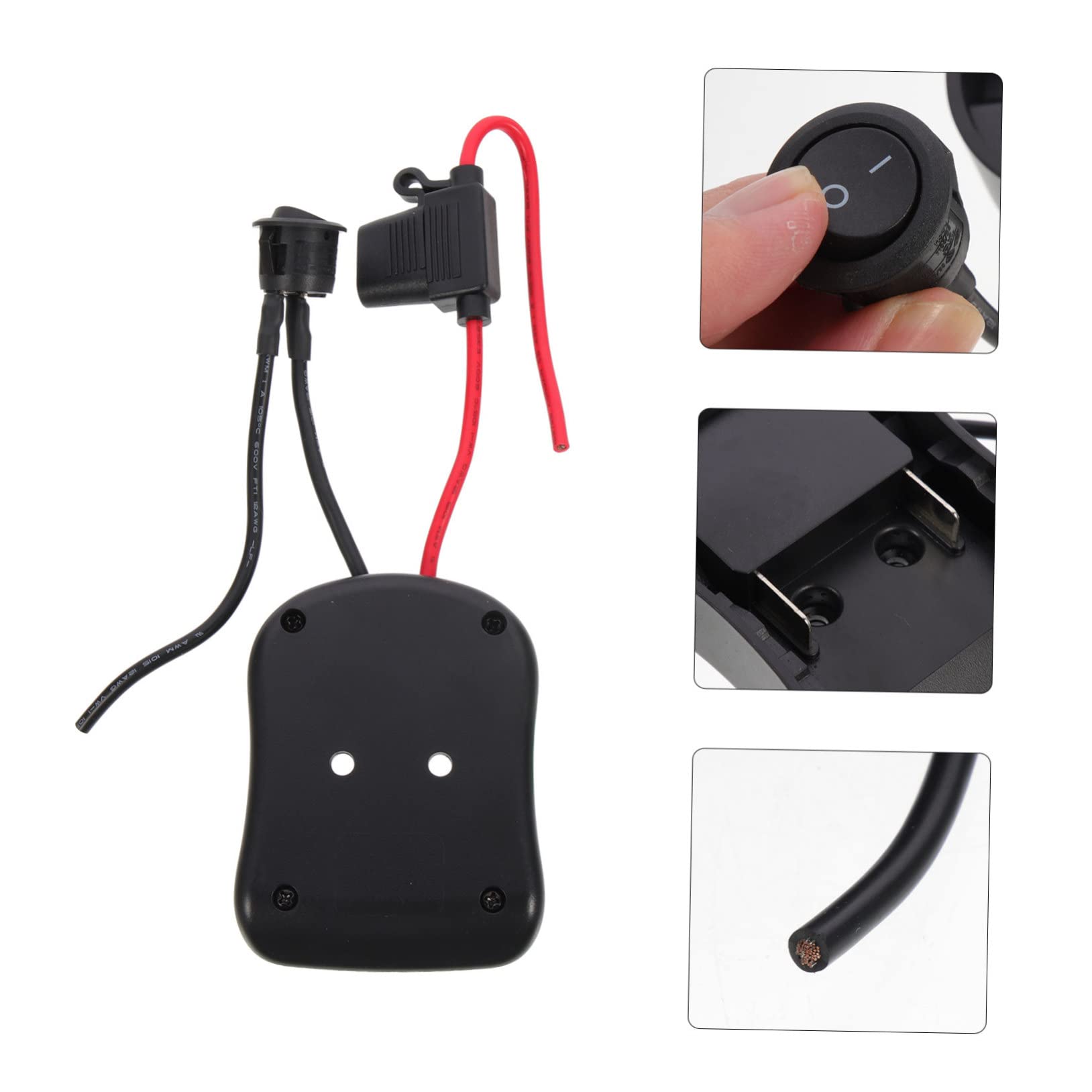 Operitacx Adaptador De Batería De 18 V 3 Unidades Adaptador De Voltaje para Batería Convertidor De De Rueda De Potencia para De Camión De
