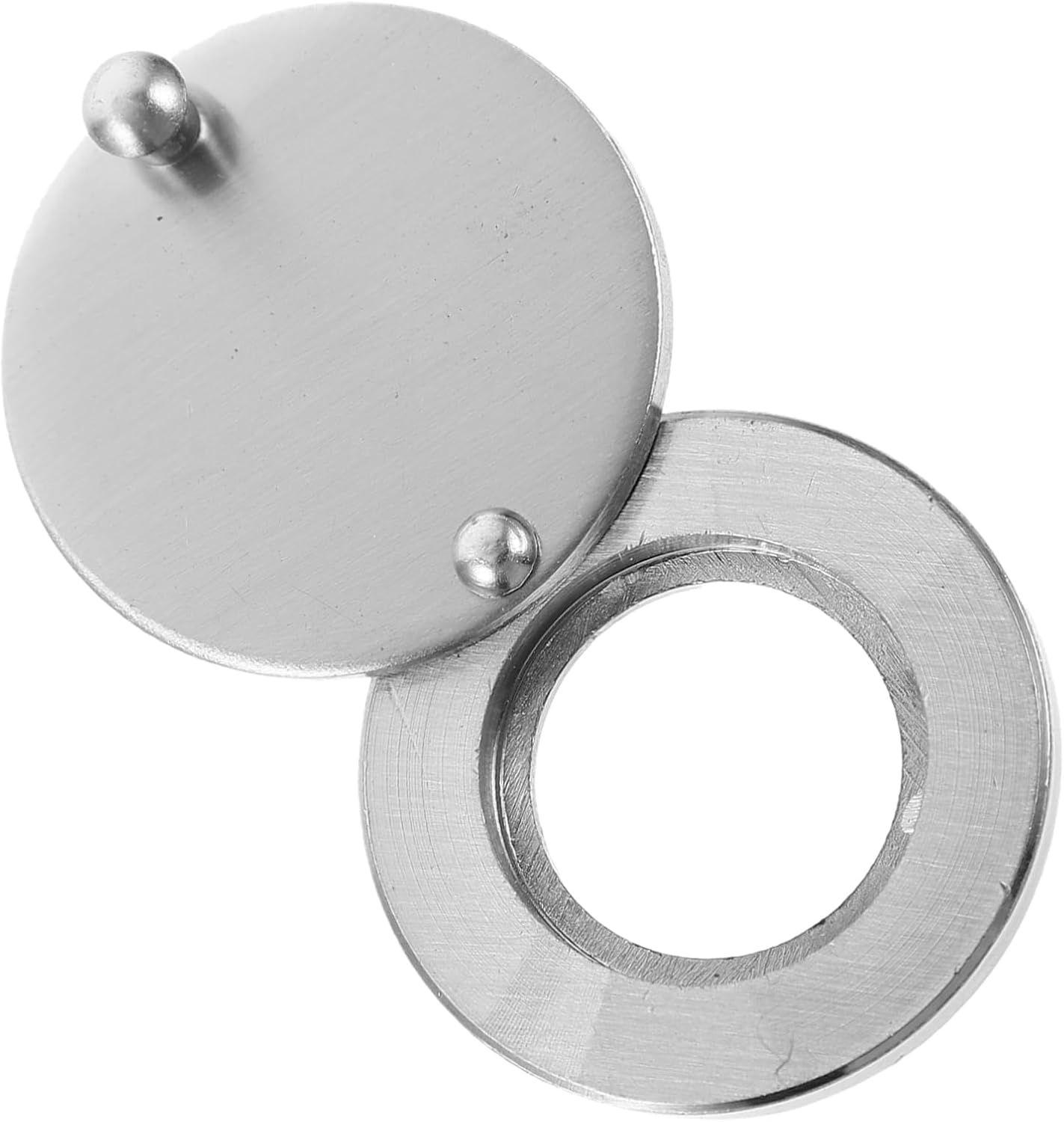 Door Hole Filler Plate Peephole Cover Security Viewer for Inside Door Privacy