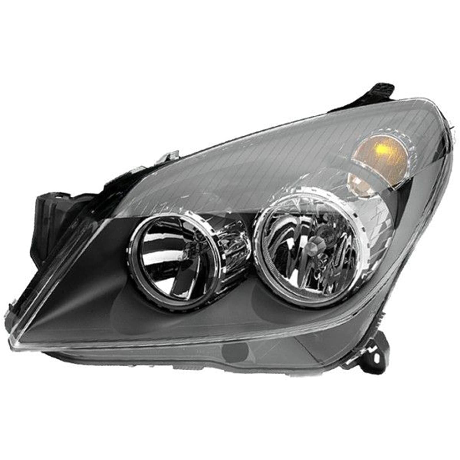 HELLA 1EG 270 370-311 Scheinwerfer - Opel Astra H (A04) - schwarz - ECE - für Rechtsverkehr - links