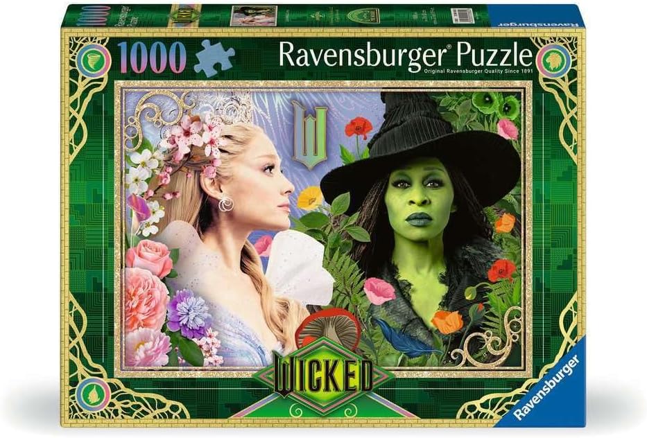 Ravensburger Wicked Movie: Part 2 1000 Piece Jigsaw Puzzle | Premium Quality Made in Europe | FSC Certified Materials