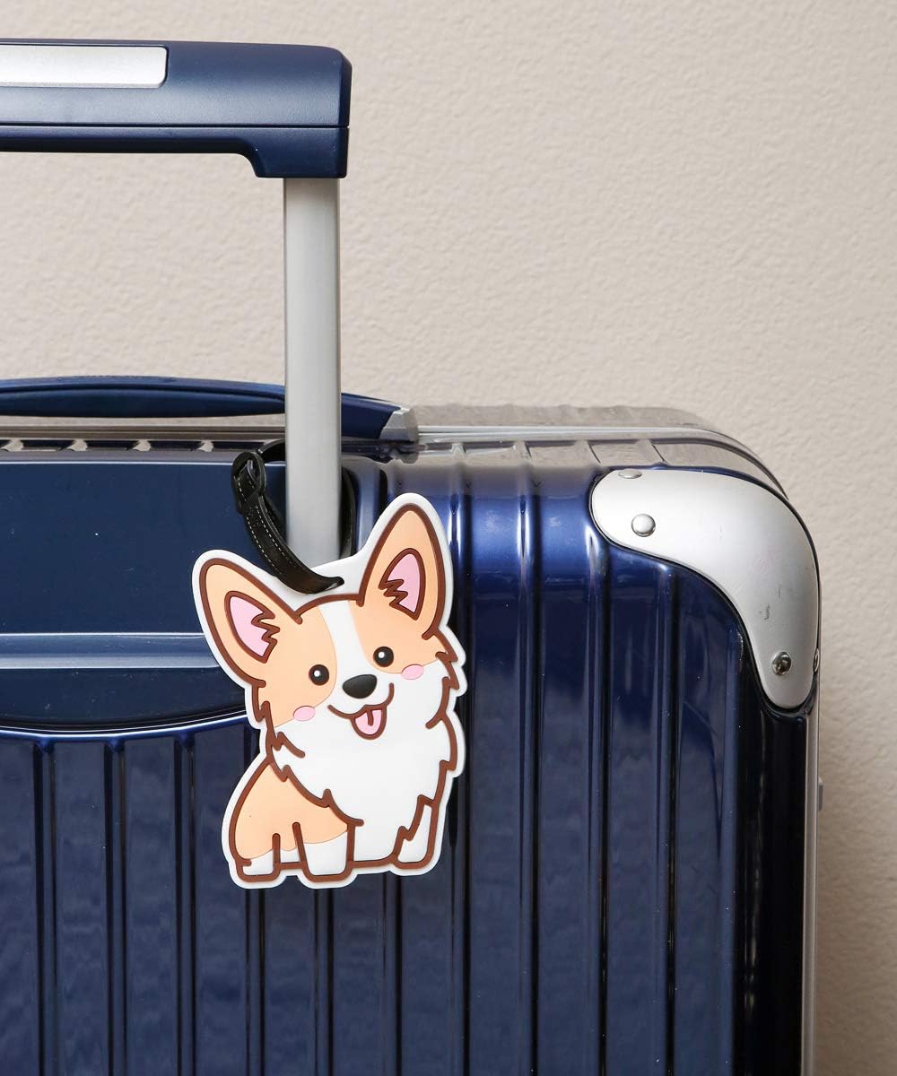 Super Cute Corgi Shape Luggage Tag 2.0 