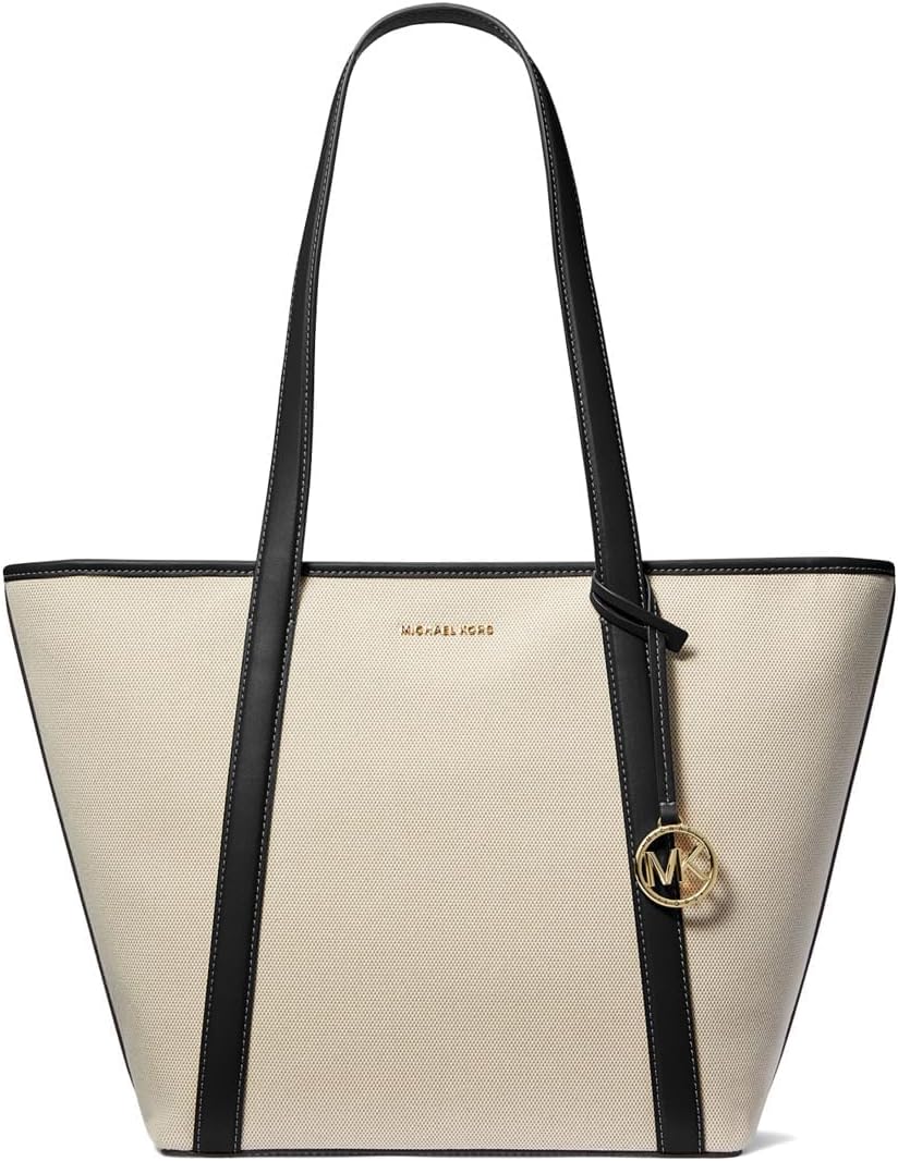 jet set travel large top-zip tote bag Michael Michael Kors Logo Our Jet Set Travel tote bag is destined to become your daily carryall Michael Michael Kors Jet Set