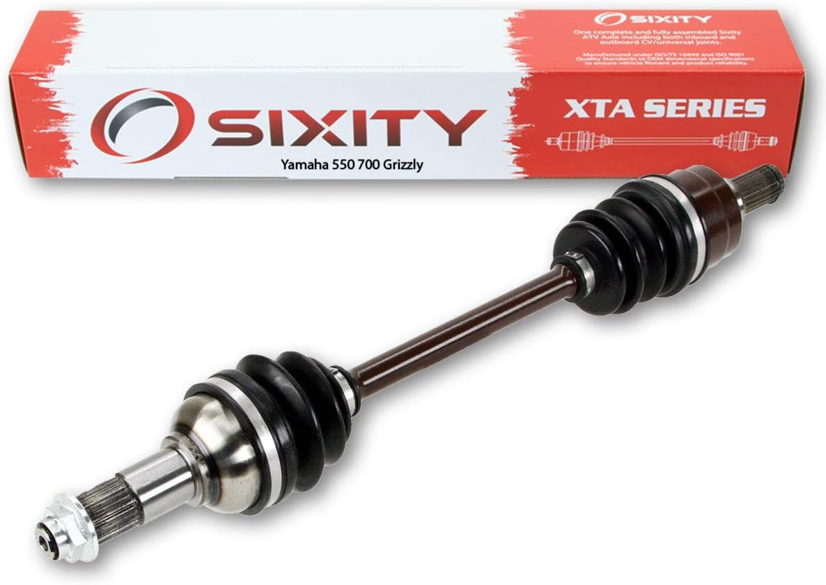Sixity XTA Rear Right CV Axle compatible with Yamaha 550 700 Grizzly 2014 2013 2012 2011 2010 2009 2008 2007