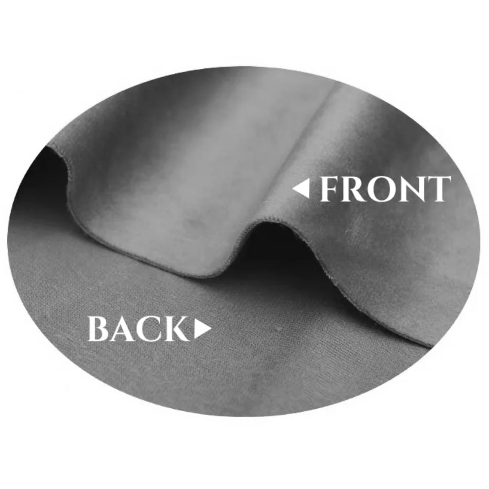 Tela de terciopelo liso mate de 1 m / 2 m de ancho para fundas de sofá, mantel, cortinas, costura, tela de terciopelo suave para coser (gris oscuro, 2 m (200 cm x 140 cm)