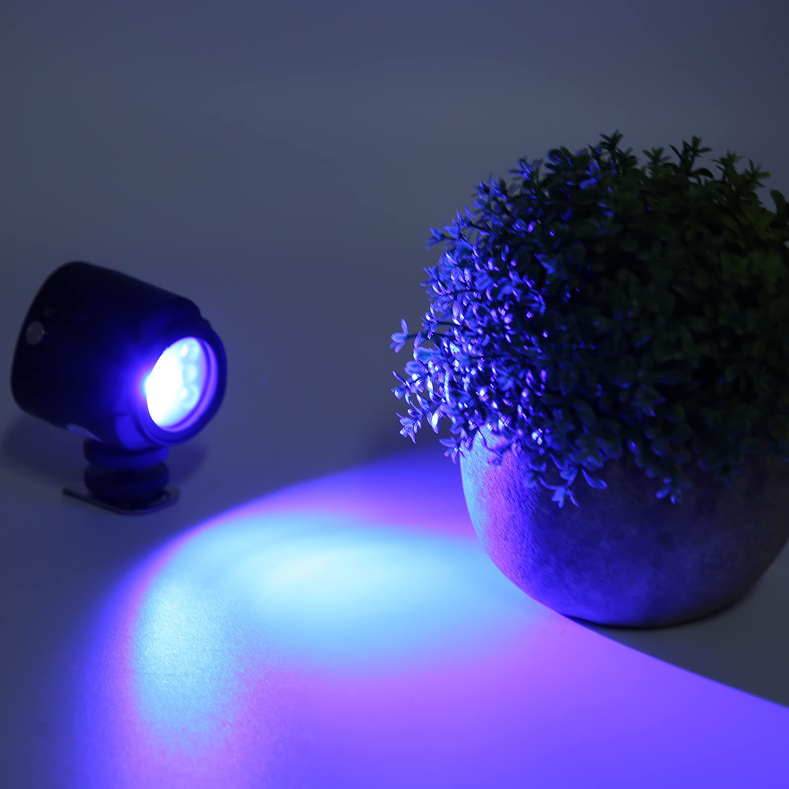 AMONIDA SL-18 40M Luce di Riempimento LED per Immersione Subacquea Mini Luce Video Subacquea per Fotocamera 7500K per Fotografia