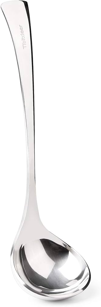 Amazon.co.jp: スープスプーン おたま 純チタン ディナースプーン 滑り