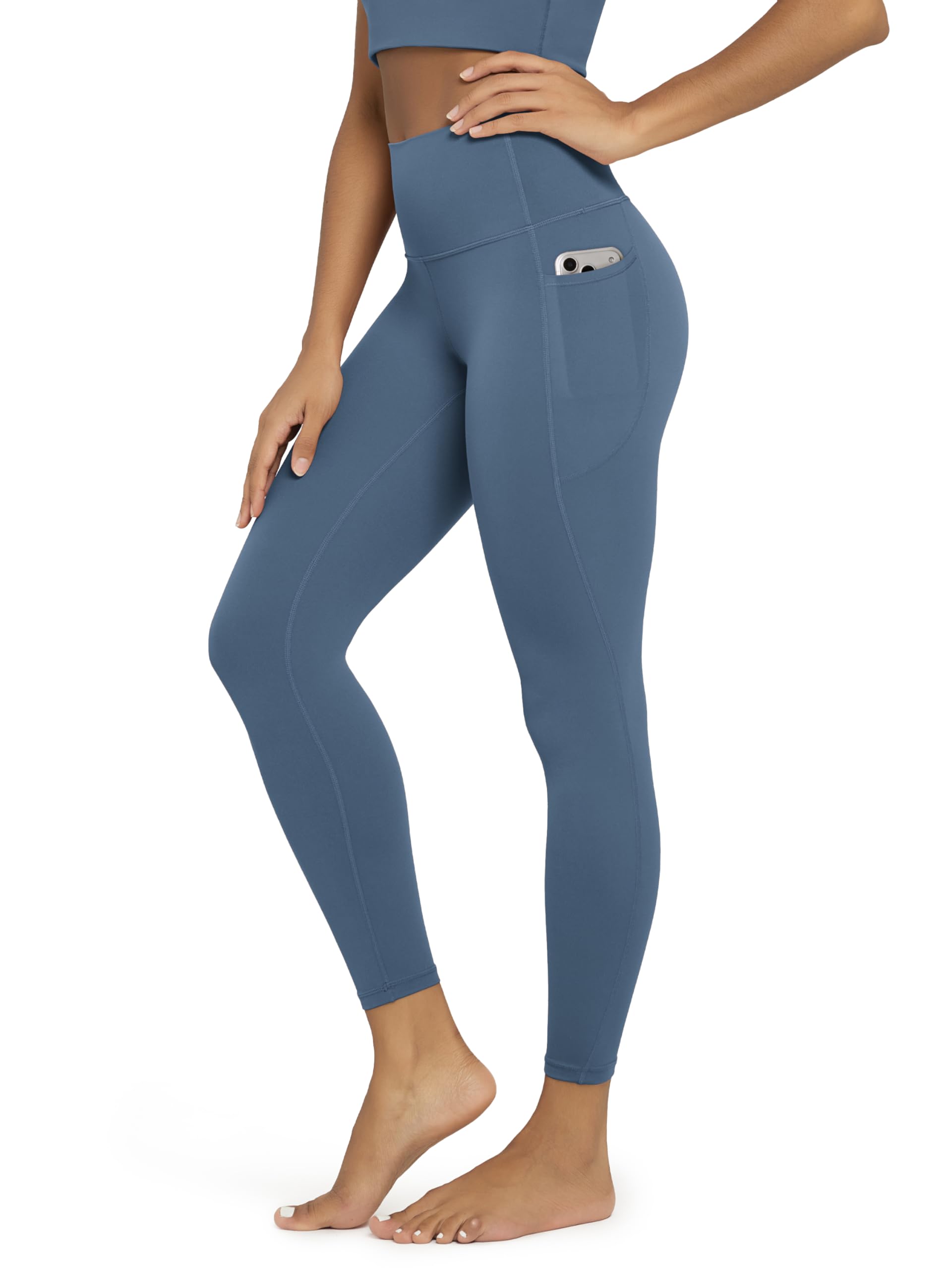 ODODOS Buttery Soft Lounge Yoga Leggings with Pockets for Women 23" / 25" /28" High Waist Yoga Pants