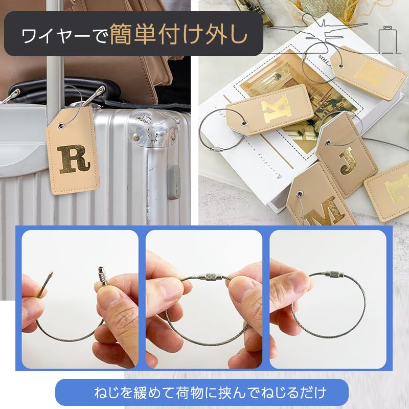 Amazon.co.jp: Lelotte ネームタグ スーツケース タグ ラゲッジタグ