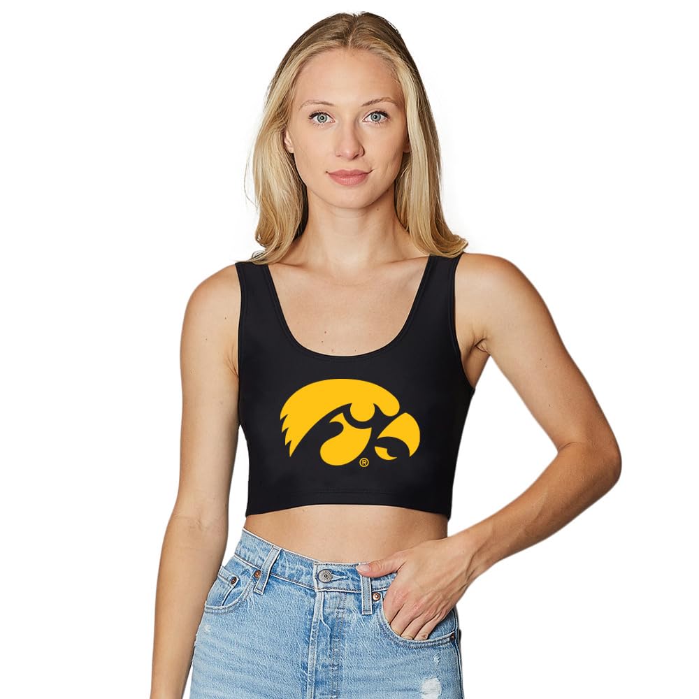 Lojobands Women's College Gameday Outfit Tank Top Tailgate Crop Top One Size Fits Most