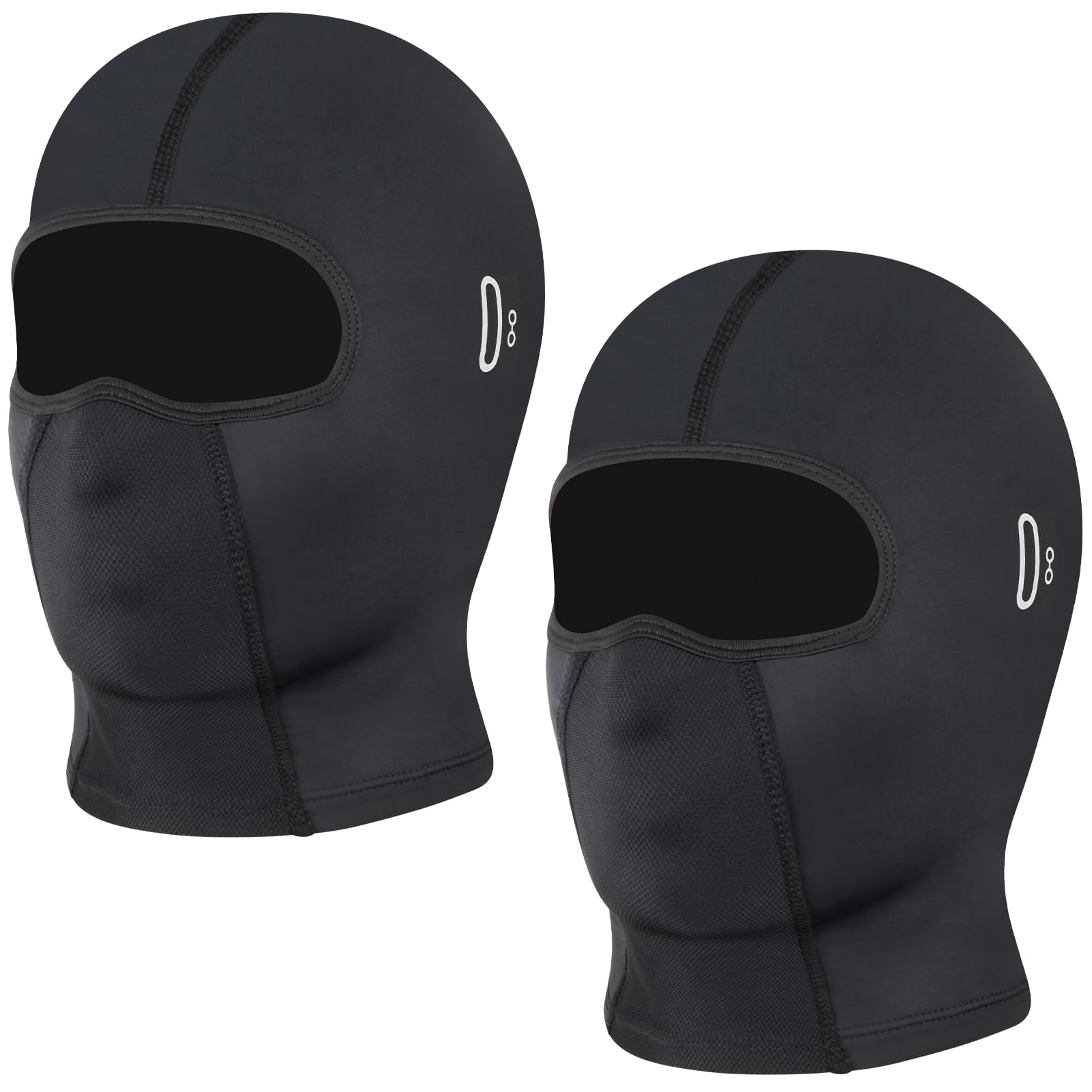 Lot 4 Cagoules Moto Été Respirantes – Coupe Universelle 3XL – Masque Coupe-Vent Polyvalent Noir Pour Moto, Ski, Randonnée & Cosplay