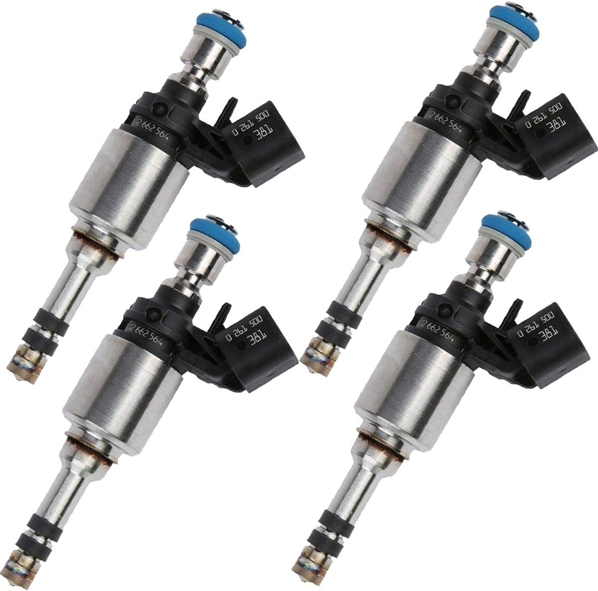 4Pcs 12627093 Fuel Injectors Nozzles Replacement for Chevy Impala Colorado Impala Malibu Limited Cadillac ATS GMC Canyon Replace#0261500106, 12662564, 67756, FJ1149
