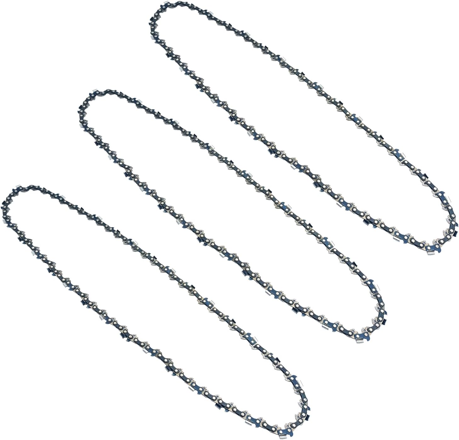 3 Pack，AC1800 18 Inch Chain Saw Chain for EGO Power+ CS1800 CS1804 Chainsaw, EGO Chainsaw 18 Inch Replacement Chain, Ego Chainsaw Parts, 62 Drive Links, Safe and Reliable