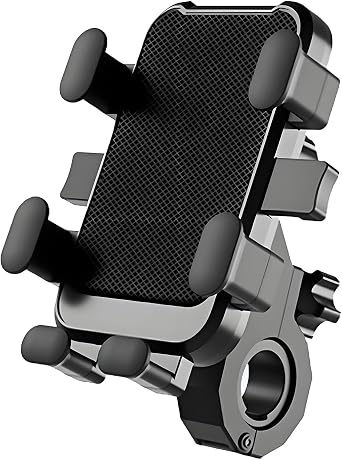 Motorcycle Phone Mount Holder for Piaggio Zip 10020092020 Anti-Vibration Handlebar Cell Phone Holder with 360Rotation Motorcycle Bicycle Accessories A Handlebar