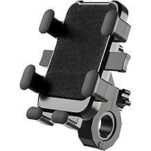 Motorcycle Phone Mount Holder for Piaggio Zip 10020092020 Anti-Vibration Handlebar Cell Phone Holder with 360Rotation Motorcycle Bicycle Accessories A Handlebar