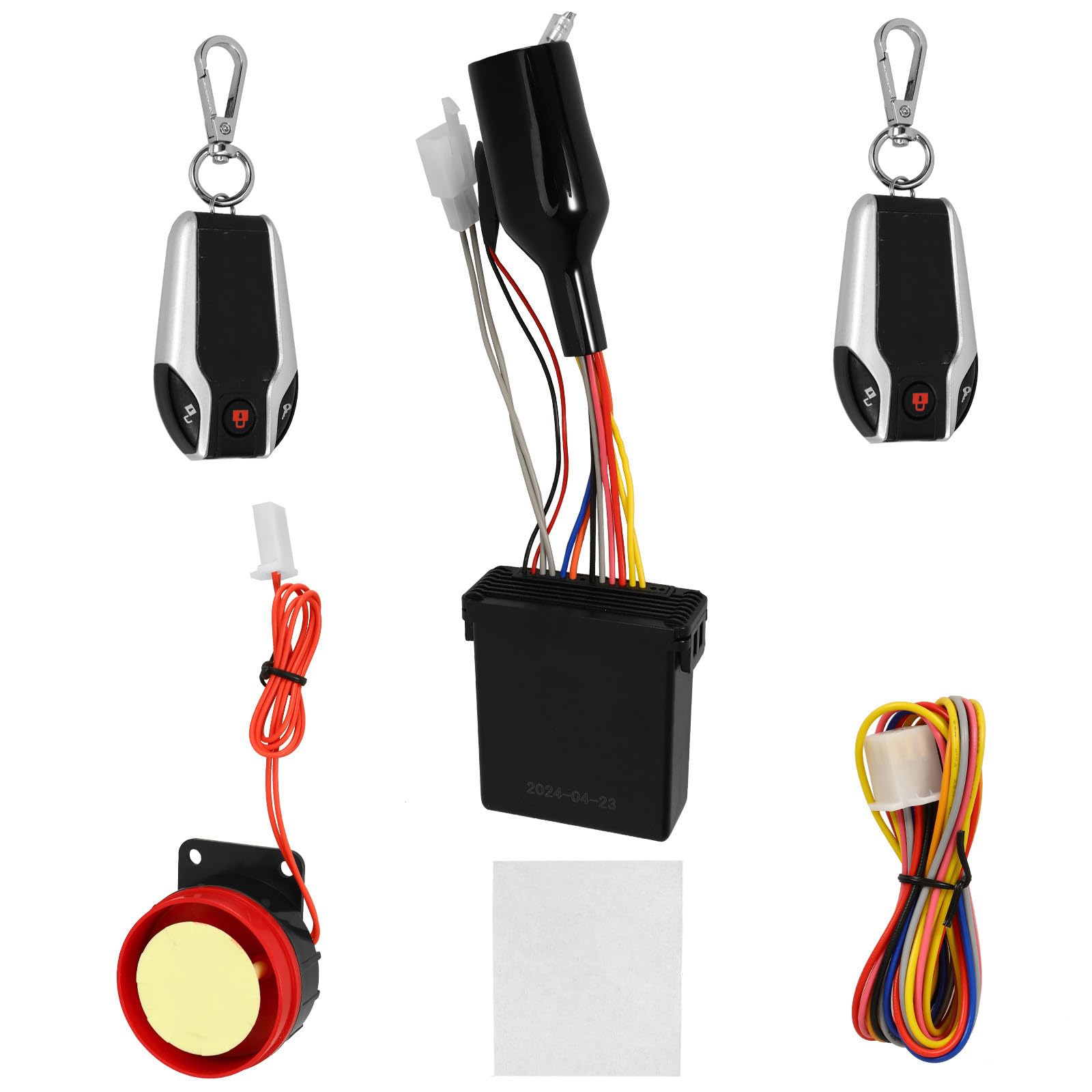 Kit D'alarme Moto à Distance 12v en Plastique Télécommande
