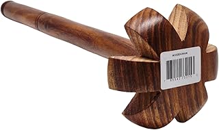 TABAKH 13" Wooden Whisks Beater I Wooden Mathani I Ravai Ravi I Dal Ghotni I Butter Milk Churner Mixer