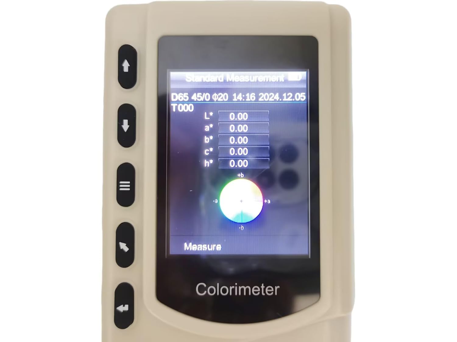 Handheld Color Meter Color Tester Colorimeter with D65 Light Source Measuring Aperture Φ20m 100pcs Standards 20000pcs Samples Storage for Food Textile Non-woven Fabrics Denim Dyeing and Printing
