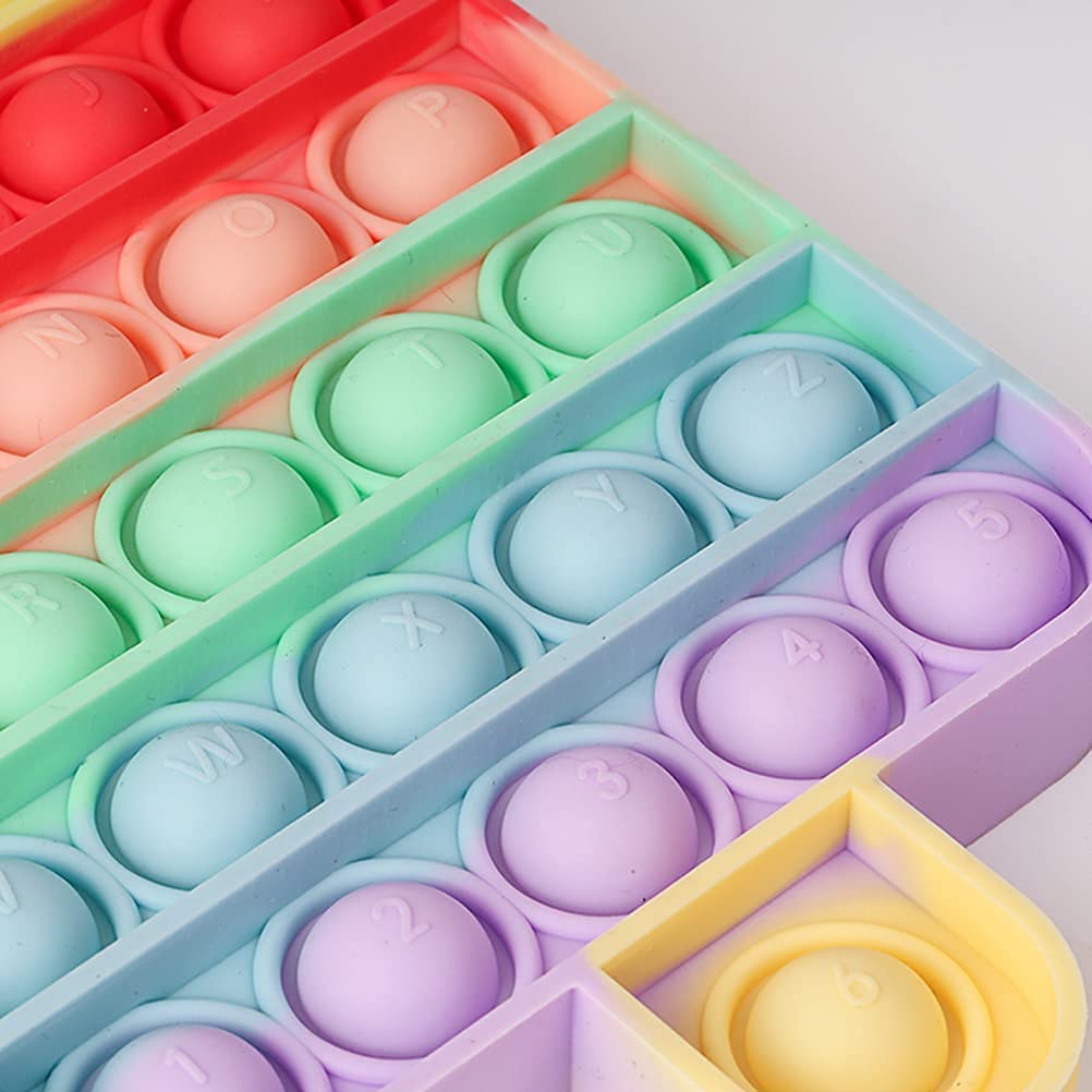 Amazon | プッシュポップバブル スクイーズ玩具 プッシュポップ 虹