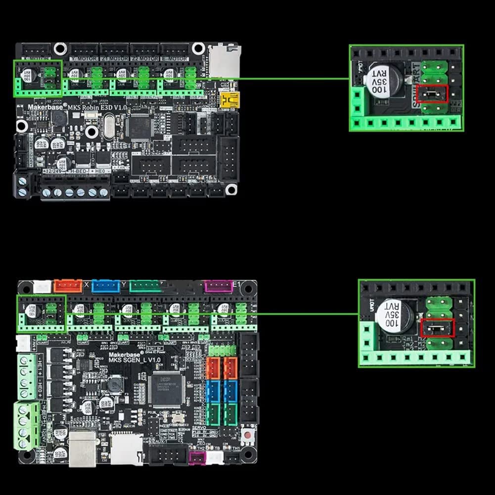 Produktbild von MKS TMC2208 V2.0 Treiber – 5 Stück, Ultra-leise, Geringe Wärmeentwicklung, Für MKS SGen L V1.0/Gen L V2.0 & SKR 1.3/1.4