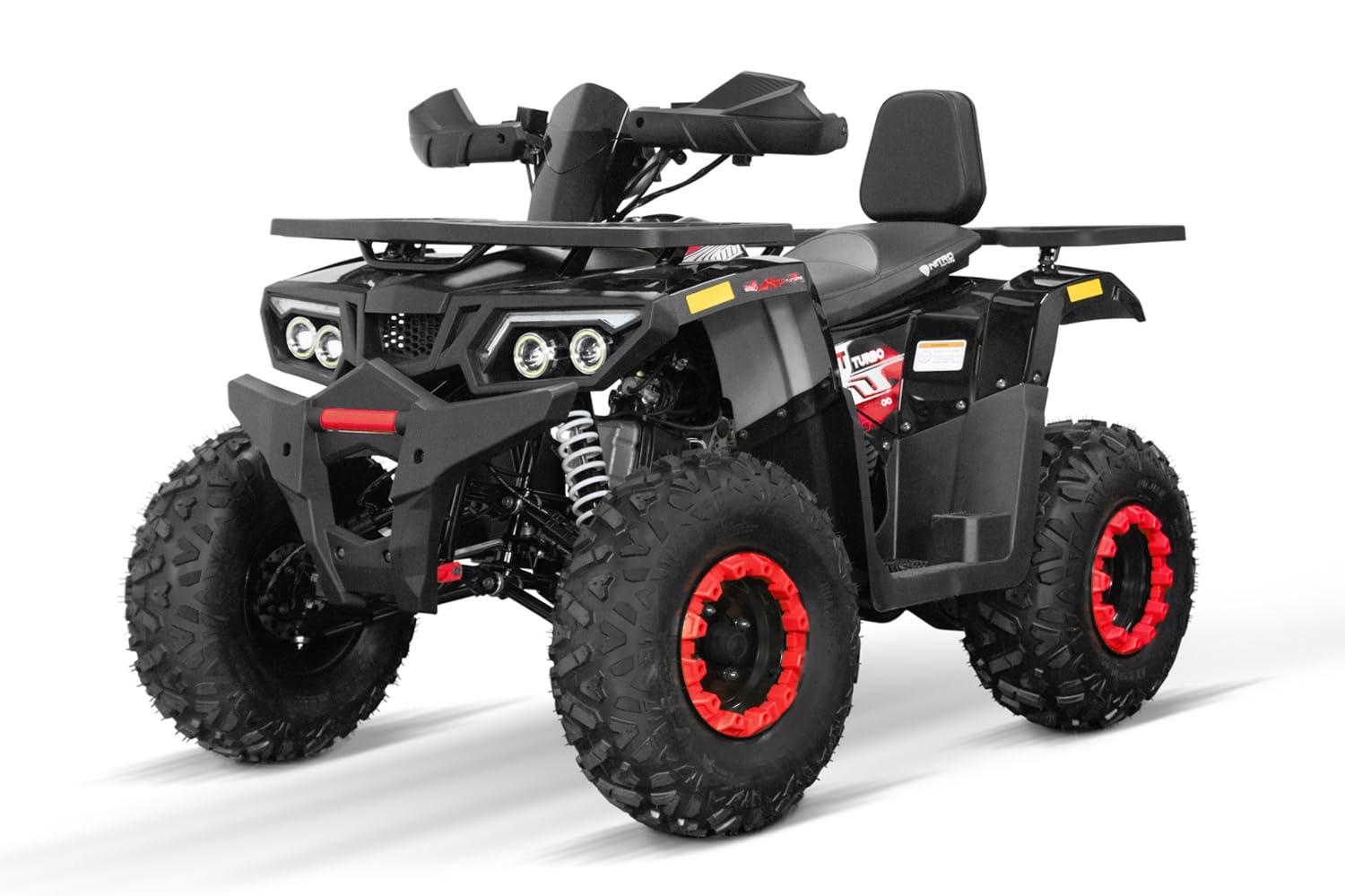 180cc Maxi Quad Rugby V3 CVT RS10 Platin, Farbe:Rot
