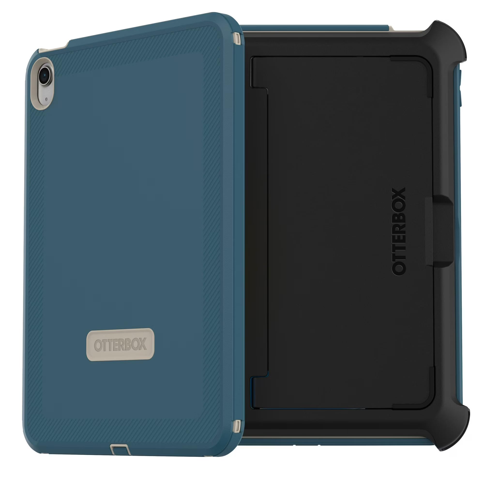 OtterBox iPad (A16) &amp; iPad 10th Gen (Only) - Defender Series Case - Baja Beach (Blue) - Screenless - Rugged &amp; Durable - Multi-Layer Protection - Microbial Defense Protection - Non-Retail Packaging