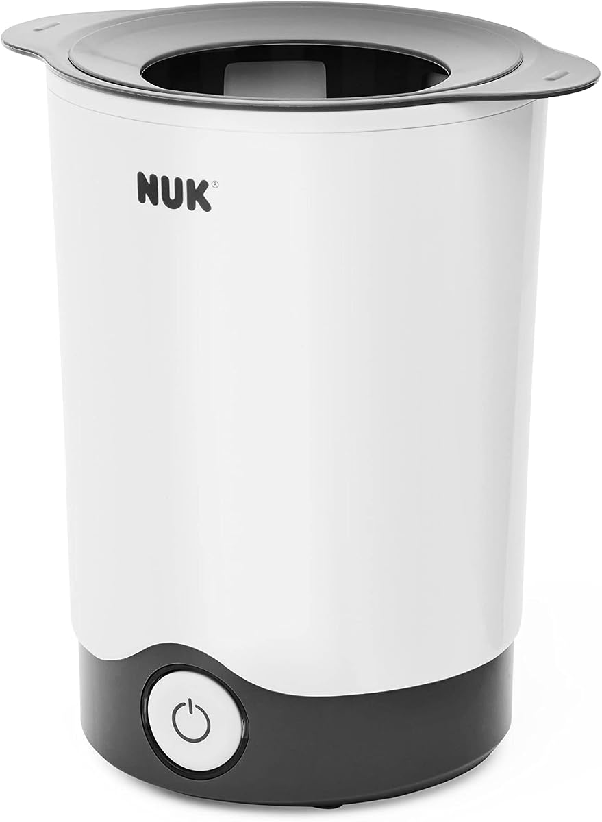 NUK Micro Express Esterilizador de Biberones y Accesorios para Microondas, una Esterilización Rápida y Efectiva, Utilizando Vapor Natural