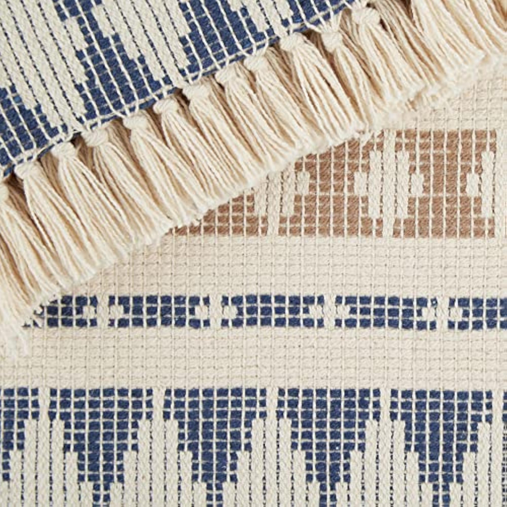 Classic Colby Southwest Cotton Stripe Blanket Throw