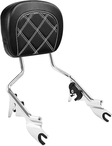 TCT-MOTORPARTS Respaldo desmontable Sissy Bar para Harley Touring Road King Road Glide Street Glide Electra Glide 2009-2023