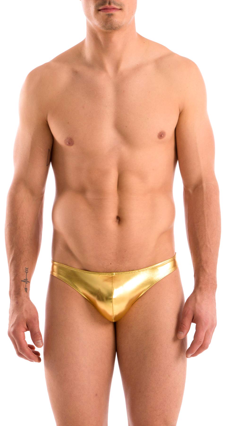 Gary Majdell Sport Mens Solid Color Thong Swimsuit