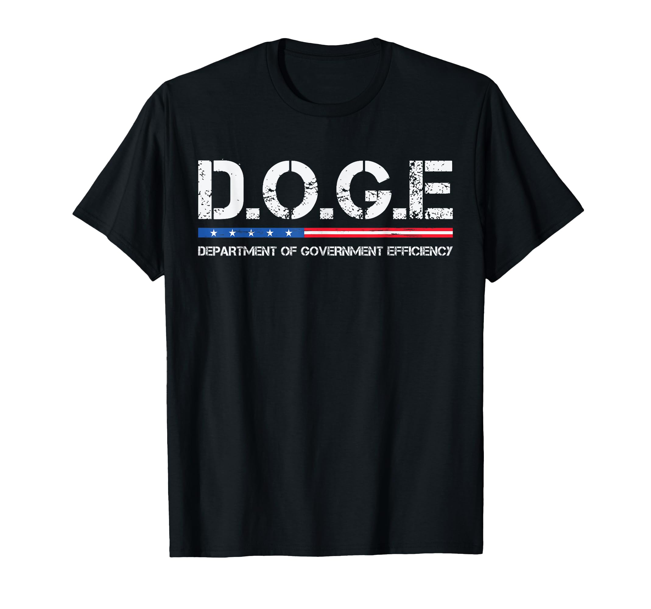 DOGE Department Of Government EfficiencyAdult Unisex Classic Fit Black T-Shirt