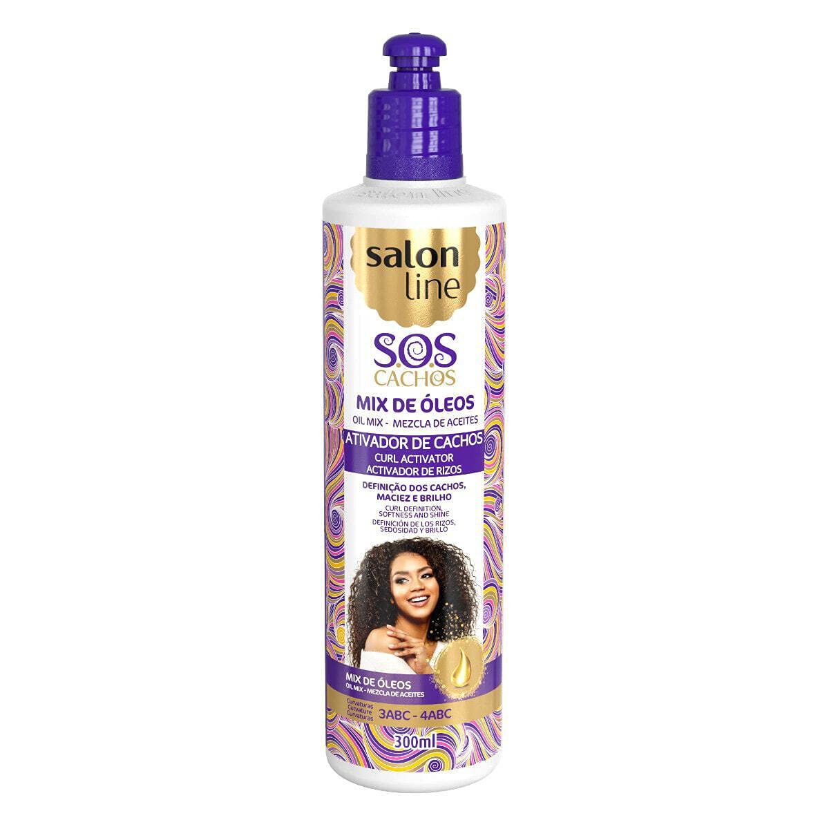 Salon Line SOS-Öl Mit Mango & Keratin | 300 Ml Haarpflege-Öl Für Locken & Glanz