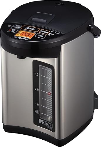 Zojirushi Water Boiler and Warmer 4.0-Liter (Stainless Black) - Boiler - 4.2 Quarts