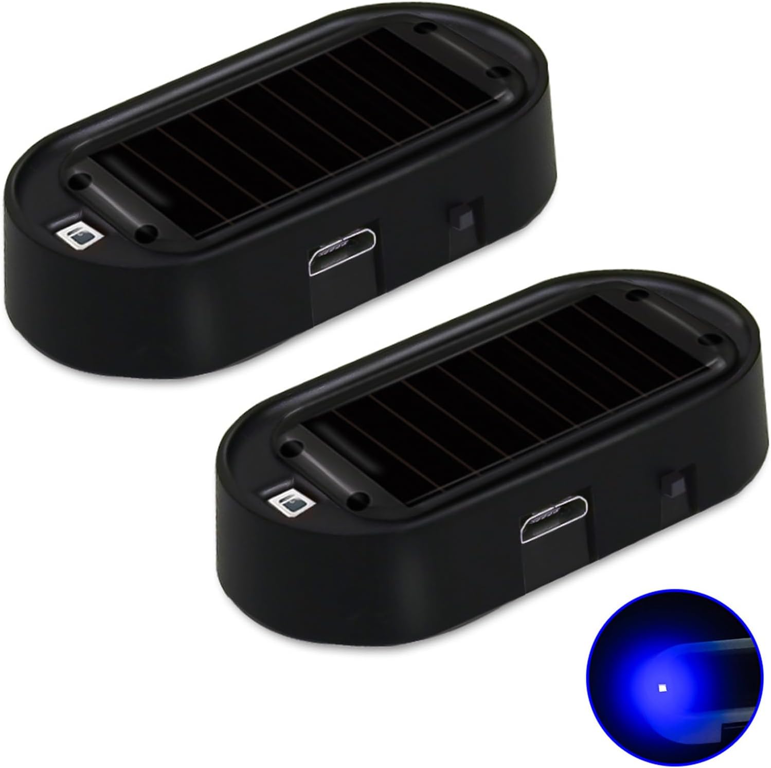 Shudyear Car Solar Power Simulated Dummy Alarm，New Model