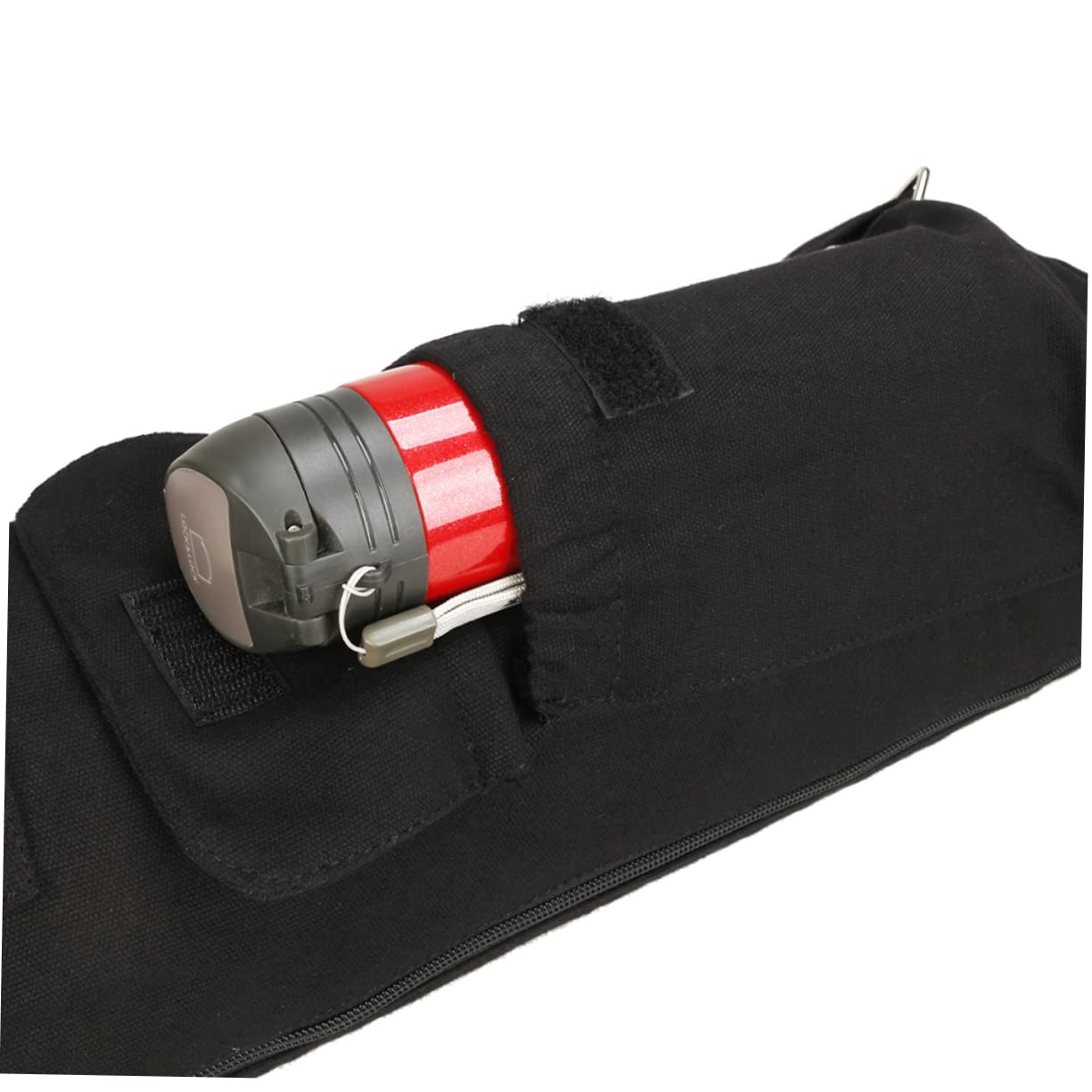 WOONEKY Bolsa de Almacenamiento para de Yoga Multifuncional con Capacidad Grande y Correa Bolsa Respirable para Ejercicio y Fitness Negro