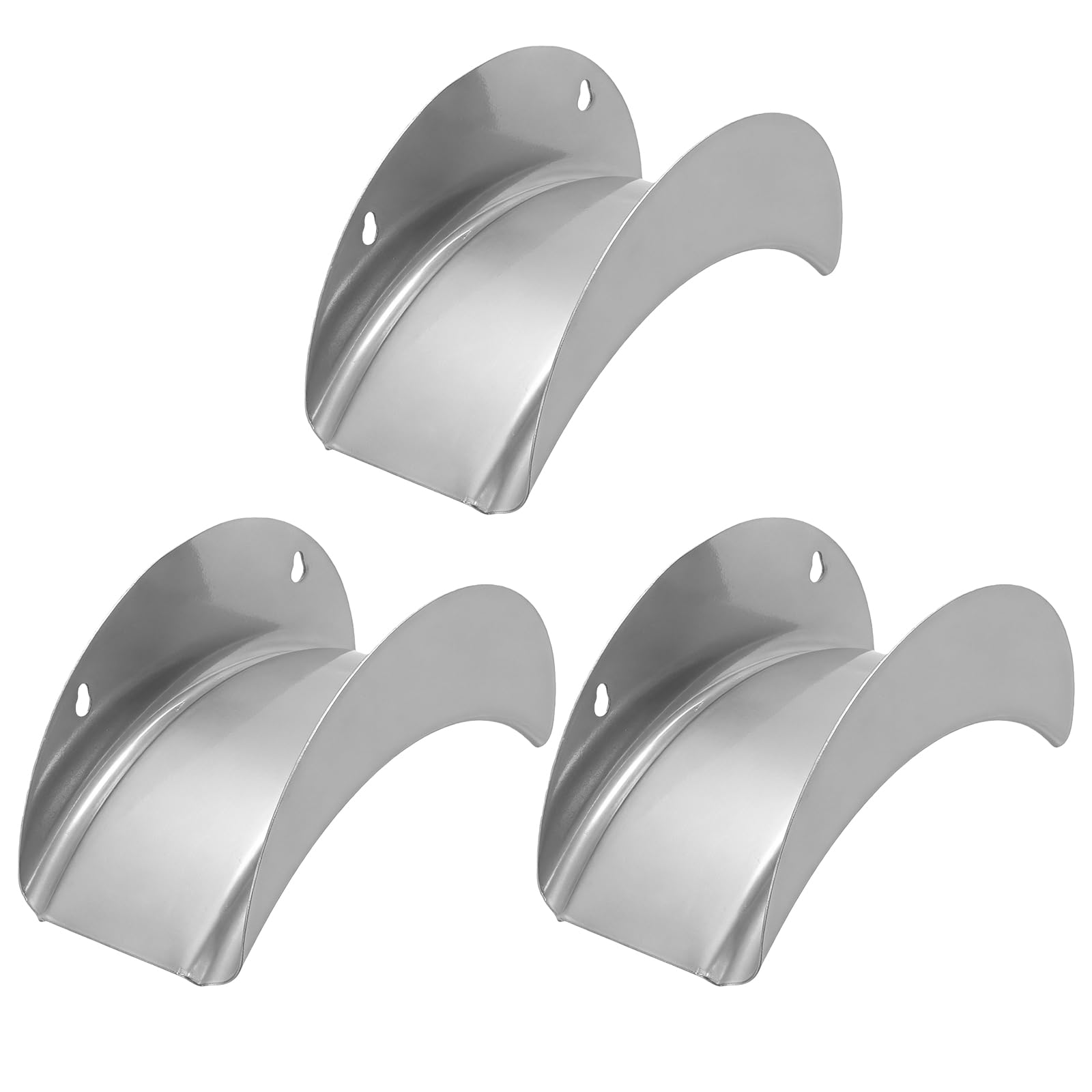 3 Pièces Support Tuyau Arrosage Mural, Porte Tuyau Arrosage Mural en Acier Carbone, Support de Conduite d'eau Arrosage pour Jardin