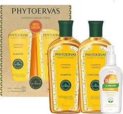 Phytoervas Shampoo e Condicionador Camomila com Sun In, 120ml