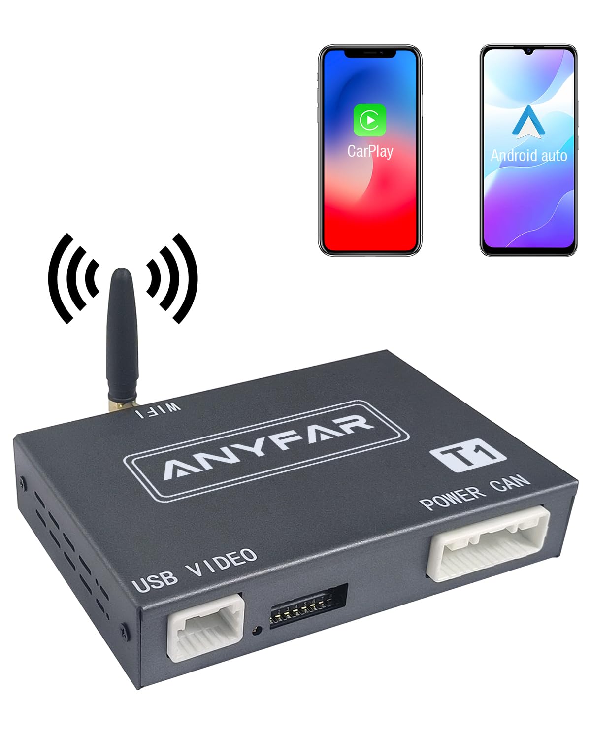 Amazon.com: T1 Wireless CarPlay Android Auto Retrofit Kit Decoder